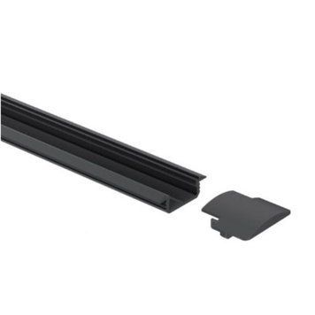 LUMINO LED profil Zapusten&yacute; L=3000 hlin&iacute;k čierny mat 0052701 фото