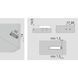 BLUM 956.1201 TipOn priamy adapt&eacute;r,50mm,bi 0038988 фото 2