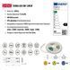 SHINE Taśma COB, 60W, IP20, 8mm, rolka 5m, 12V \ biała tepl&aacute; 0059423 фото 3