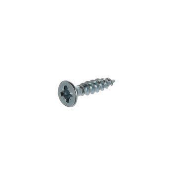 Skrutka 4,0x20 mm, PZ, so zapustenou hlavou, krabica 1000 ks, biely zinok 0053779 фото