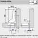 BLUM 70T3790 vložen&yacute; Inserta,TIP-ON,110&deg; 0038859 фото 3