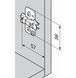 BLUM 174H7100E podložka kr&iacute;žov&aacute;, excenter, Expando 8,5mm Onyx 0039074 фото 3