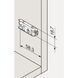BLUM 175H3100 podl. Priama vrut 8,5mm oceľ 0039115 фото 2