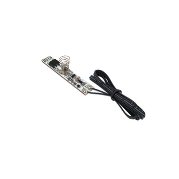Dotykov&yacute; vyp&iacute;nač pre LED profily W09 SPRING s k&aacute;blom 2 m, 12V, max. 60W, s lepiacou p&aacute;skou, plast 0058169   фото