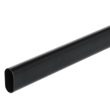 &Scaron;atn&iacute;kov&aacute; tyč, ov&aacute;ln&aacute;, 30x15 mm, 1,0 mm, 3000 mm, matn&aacute; čierna (0053561) 0053511 фото