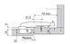 BLUM 78T9550.TL slep&yacute; uhol vložen&yacute; Tip-on 95&deg; 0038863 фото 2