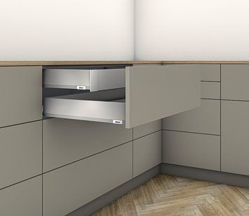 K-BLUM Merivobox M 500 mm, 40 kg, Indium &scaron;ed&aacute;, vn&uacute;torn&yacute; 0048861 фото