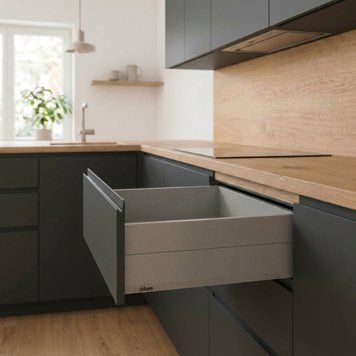 K-BLUM Merivobox E Boxcap 500 mm, 40 kg, Indium siv&aacute;, Inserta 0048878 фото