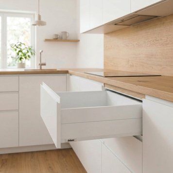 K-BLUM Merivobox E Boxcap 500 mm, 40 kg, biela, Inserta 0048870 фото