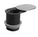 ELEKTRIMA SLIDER Predlžovač stolov&yacute; zapusten&yacute; okr&uacute;hly 60 mm, z&aacute;suvka Schuko, USB, kov/plast striebor 0058186 фото 1