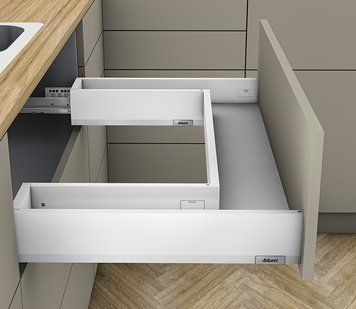 K-BLUM Merivobox, z&aacute;suvka M 500mm/40kg, biela, Inserta, drez 0059511 фото