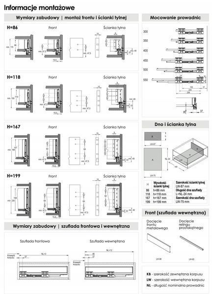 ULTRA BOX H=86 L-450 kov biely lak 0058380 фото
