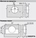 BLUM 70T7550.TL naložen&yacute; s nulov&yacute;m presahom, Tip-on, skrutka 155&deg; 0038710 фото 3