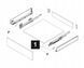 ULTRA BOX H=86 L-450 kov biely lak 0058380 фото 3